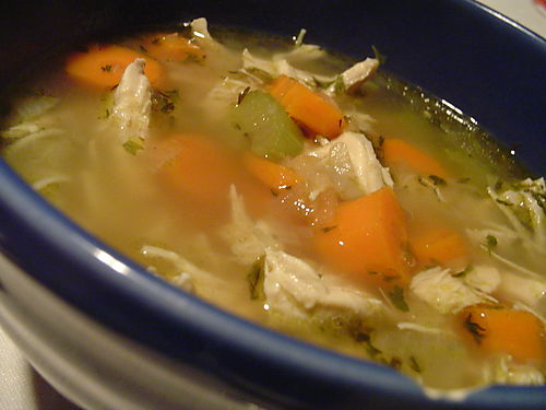 Chicken noodle soup, recipe